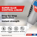 Loctite Super Glue Liquid Control - 3g - Cyanoacrylate - Dries Clear - SuperSaverAU - view 2