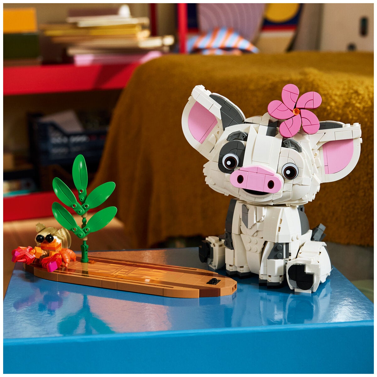 LEGO Moana Pua Brick Built Figure Disney Display Model 885 Pieces 43292 — image 7