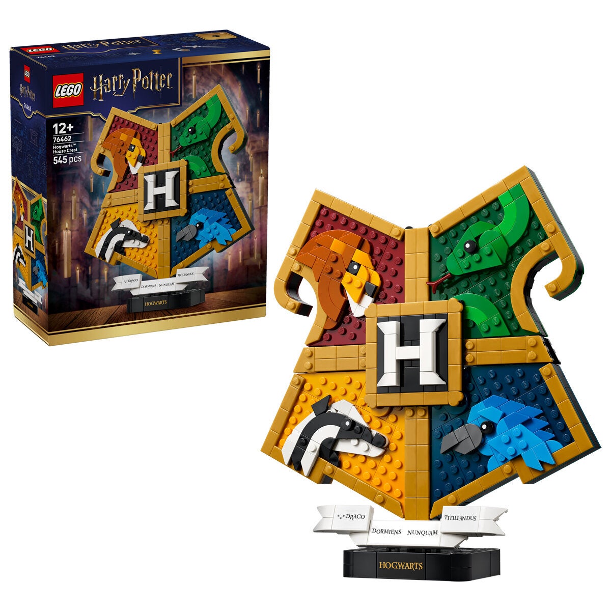 LEGO Hogwarts House Crest Harry Potter Display Model 545 Pieces Decor 76462 — image 4