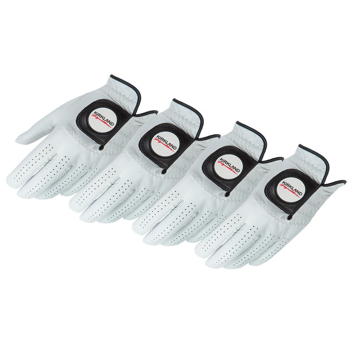 Kirkland Signature Cabretta Leather Golfer Gloves Small 4 Pack Right Handed