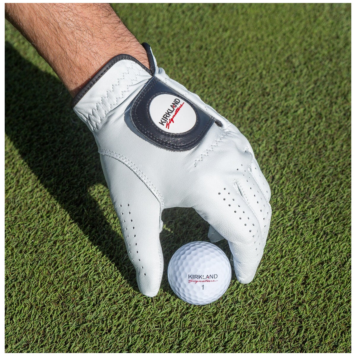 Kirkland Signature Cabretta Leather Golfer Gloves Medium Large 4 Pack Right Handed — image 7