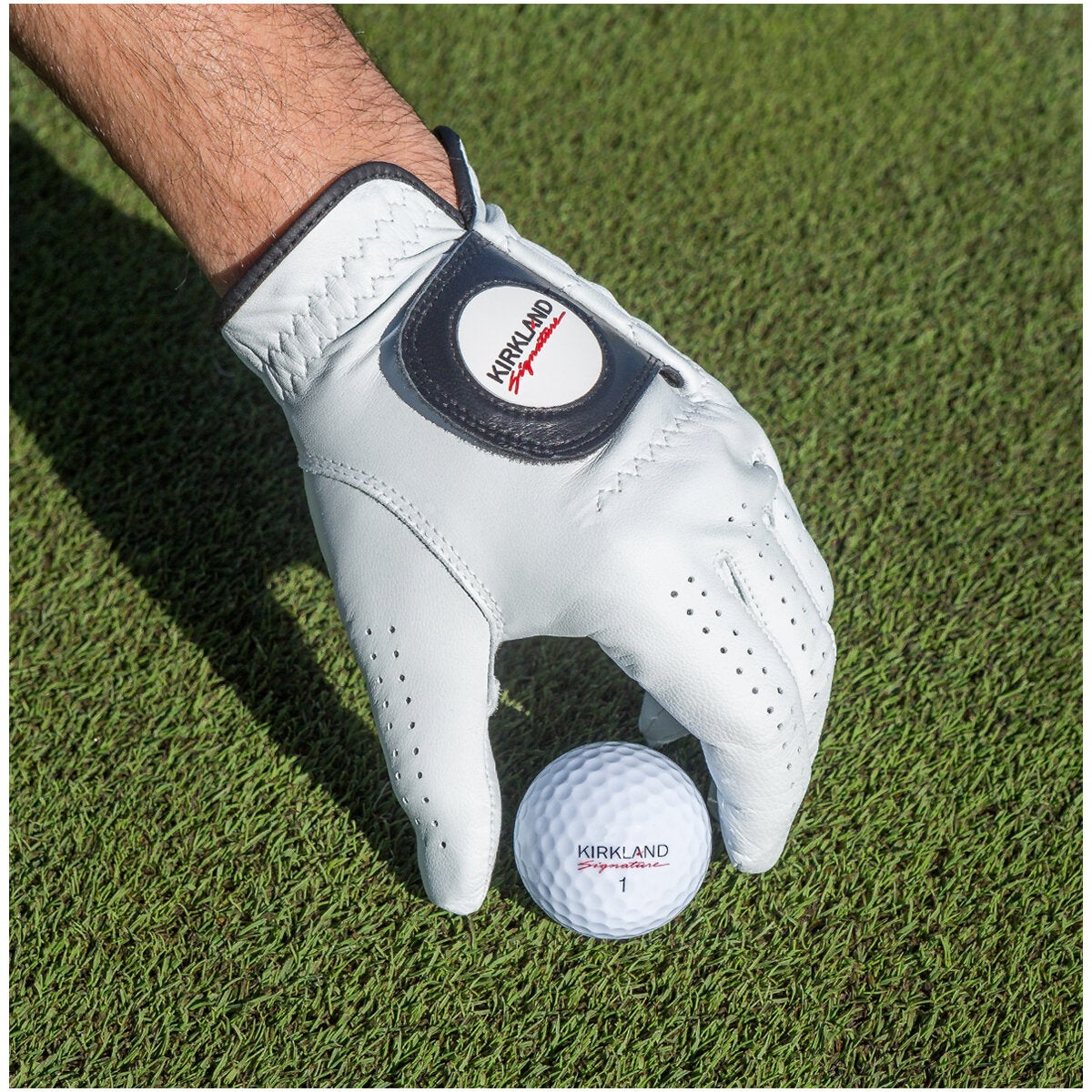 Kirkland Signature Cabretta Leather Golfer Gloves Large 4 Pack Right Handed — image 6