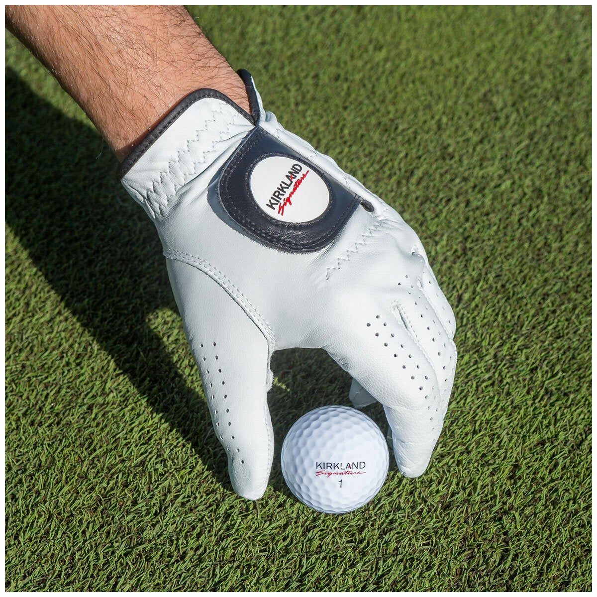 Kirkland Signature Cabretta Leather Golfer Gloves Medium 4 Pack Right Handed — image 7