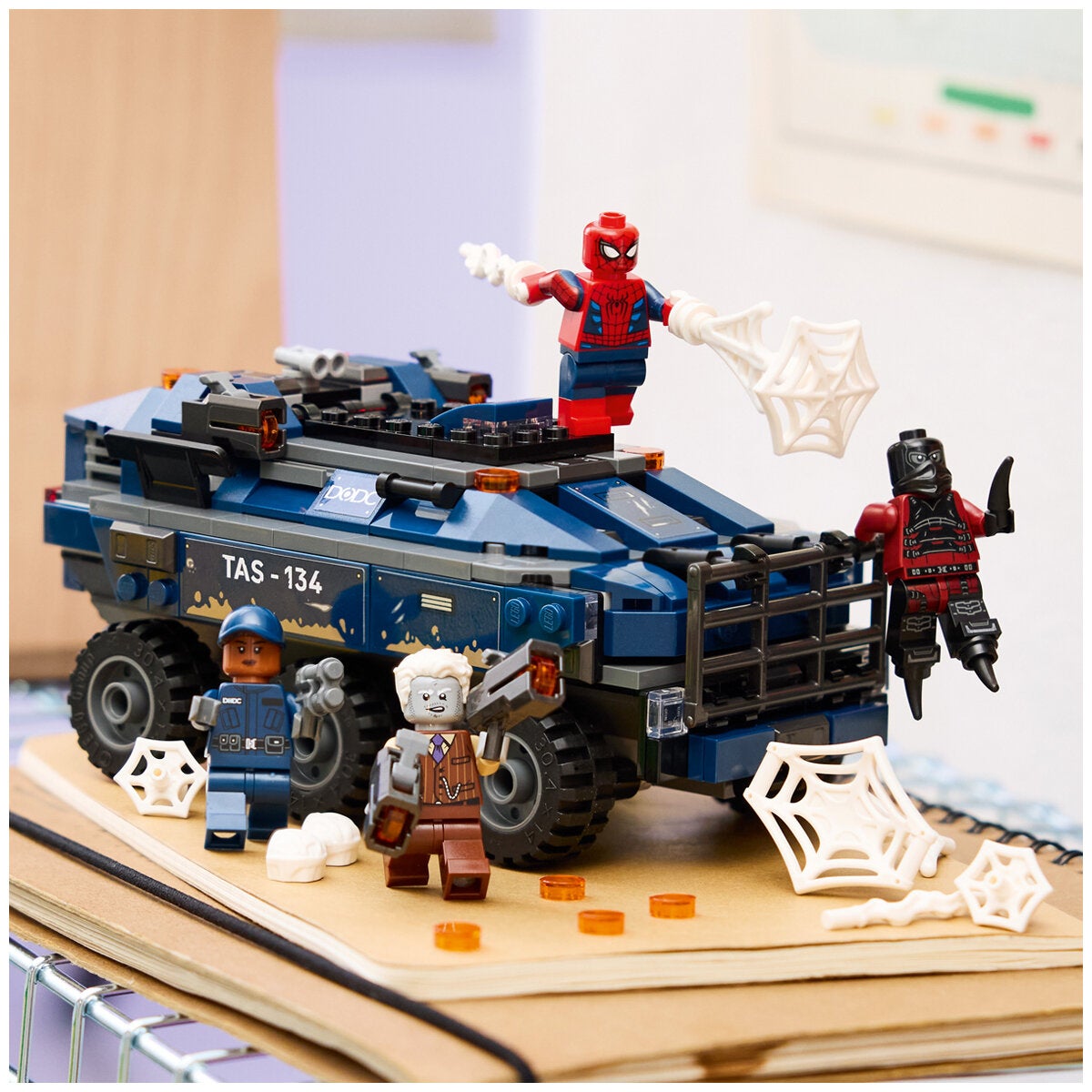 LEGO Spider-Man Prison Transport Chase Marvel Playset 367 Pieces Ages 8 Plus 76349 — image 7