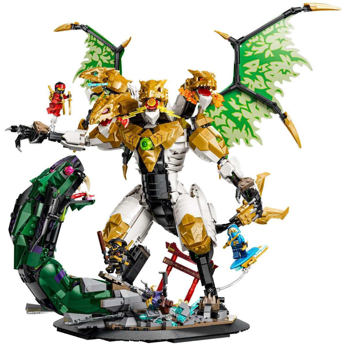 LEGO Ultra Dragon Battle NINJAGO Display Model Kit 2178 Pieces 71872 — image 3