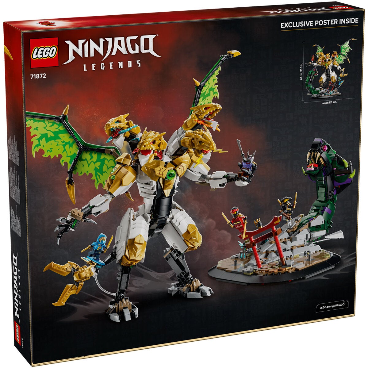 LEGO Ultra Dragon Battle NINJAGO Display Model Kit 2178 Pieces 71872 — image 2