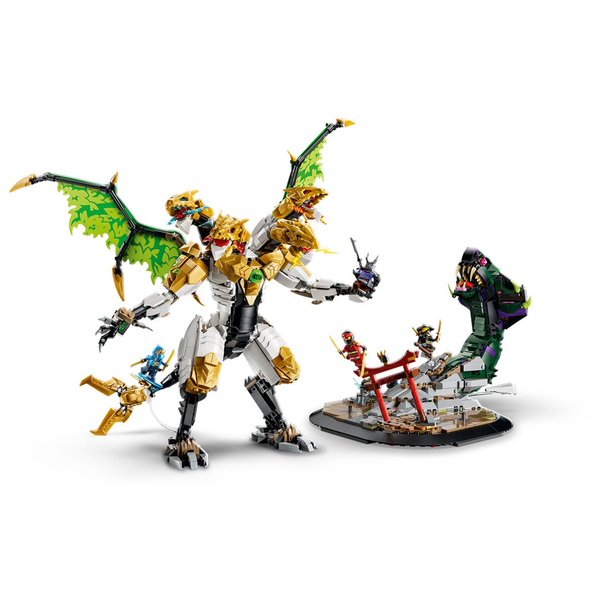 LEGO Ultra Dragon Battle NINJAGO Display Model Kit 2178 Pieces 71872 — image 5