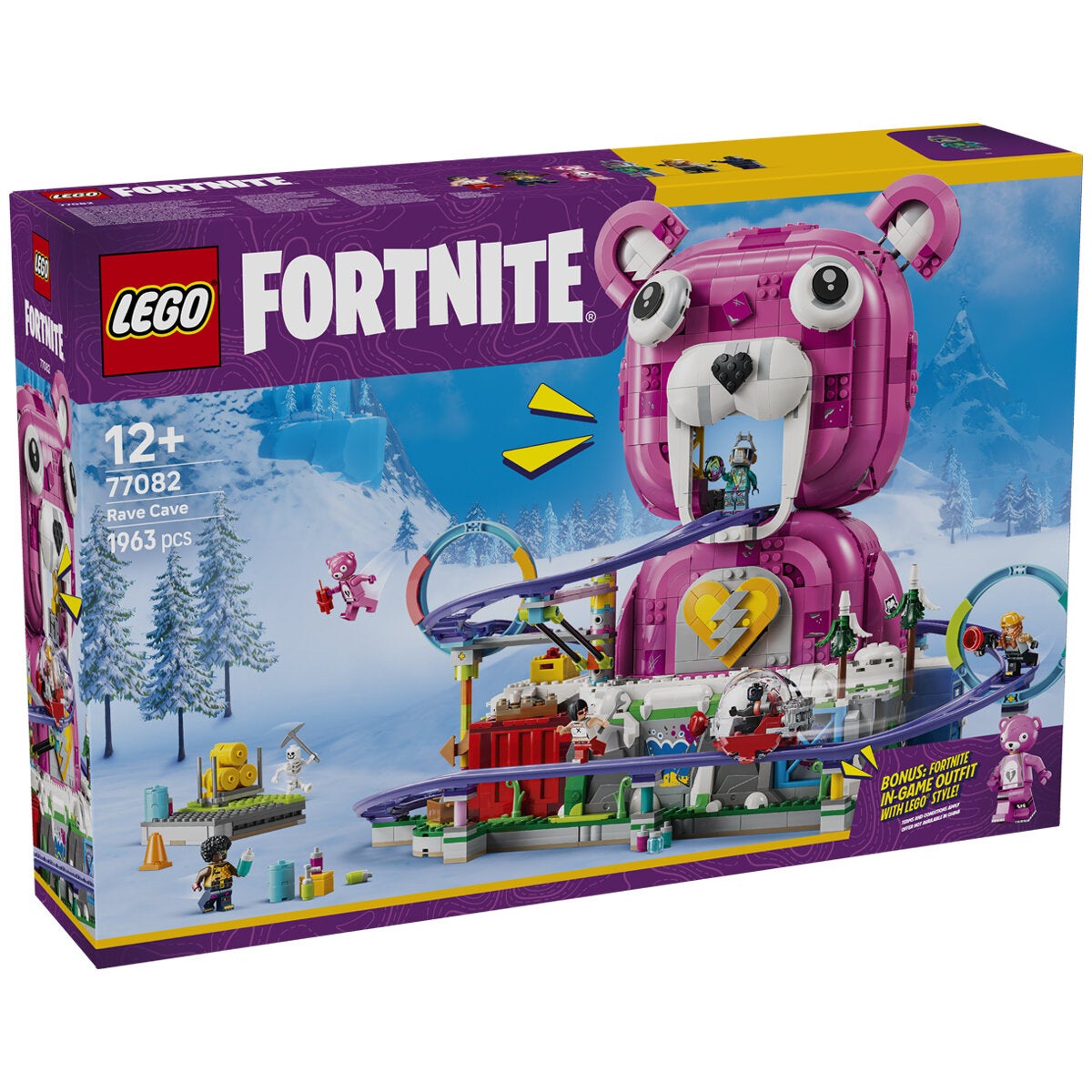 LEGO Rave Cave Fortnite Construction Toy 1963 Pieces Ages 12 Plus 77082 — image 3