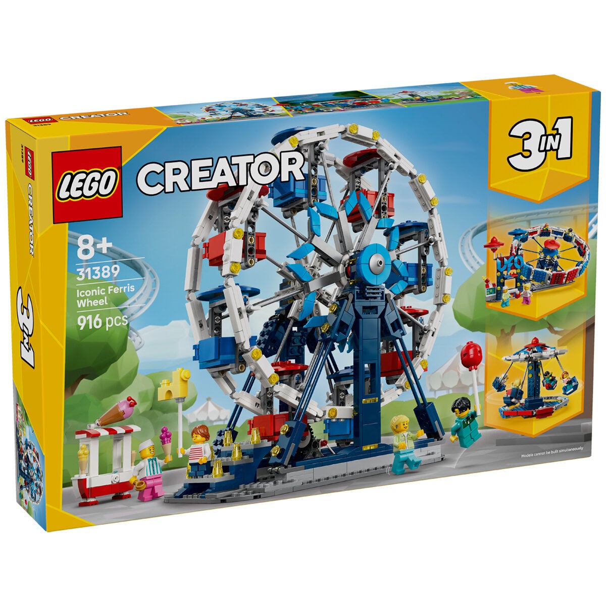 LEGO Iconic Ferris Wheel Construction Toy Creator 3 in 1 916 Pieces 31389 — image 2