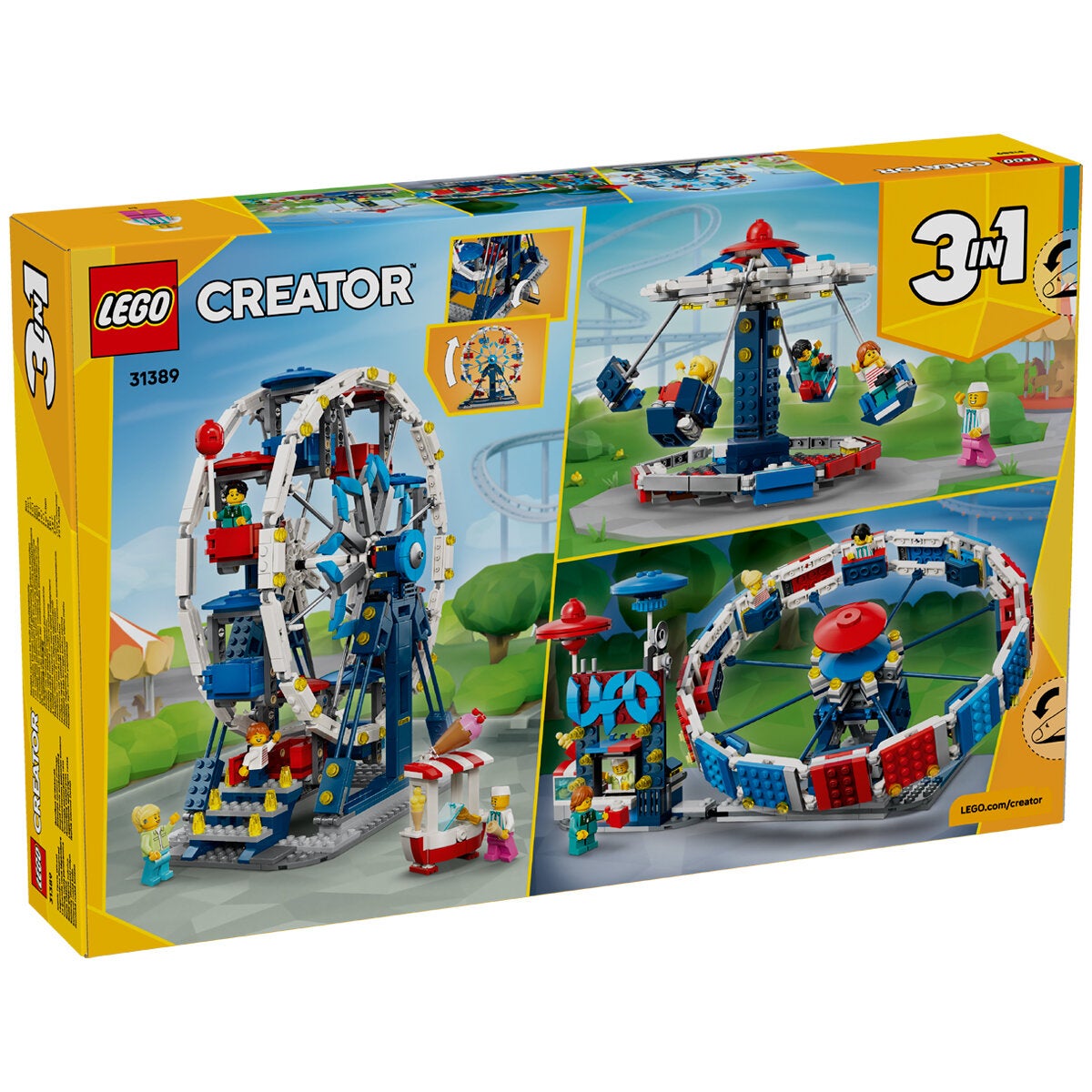LEGO Iconic Ferris Wheel Construction Toy Creator 3 in 1 916 Pieces 31389 — image 3