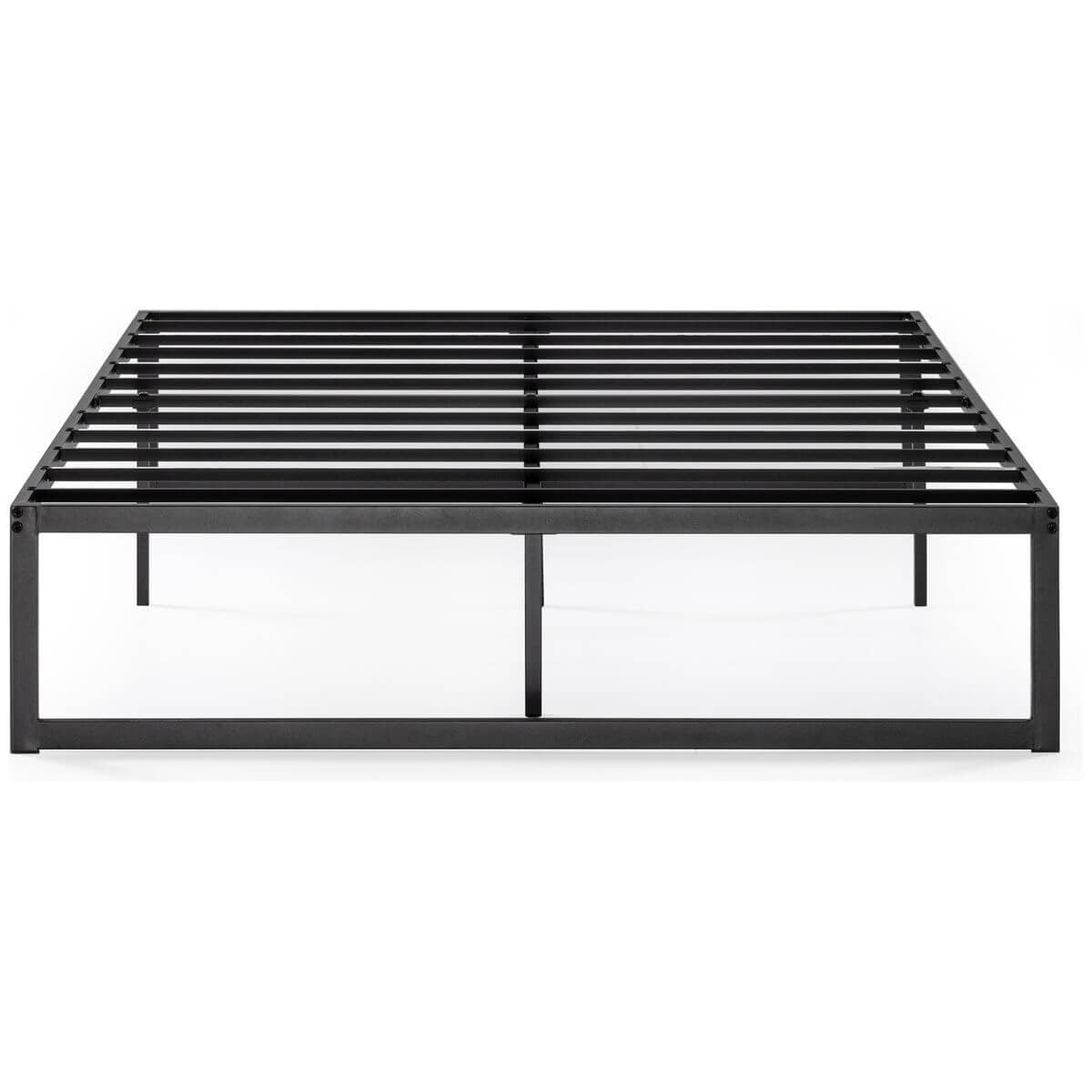 Zinus Queen Quick Lock metal bed frame - black steel, 35.5cm frame height - AU-QLSP-14Q