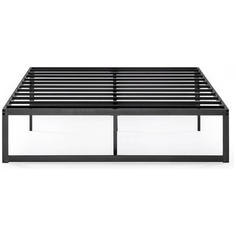 Zinus Double Quick Lock metal bed frame - black steel, 35.5cm frame height - AU-QLSP-14D