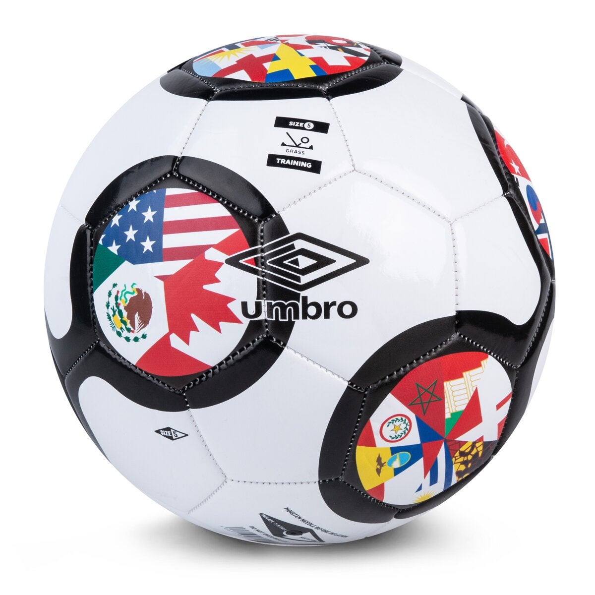 Umbro Lightweight Recreational Football Flags Of The World PVC Surface
