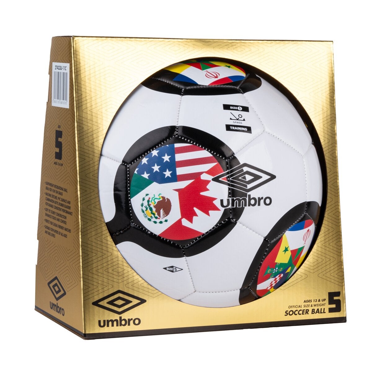Umbro Lightweight Recreational Football Flags Of The World PVC Surface — image 6