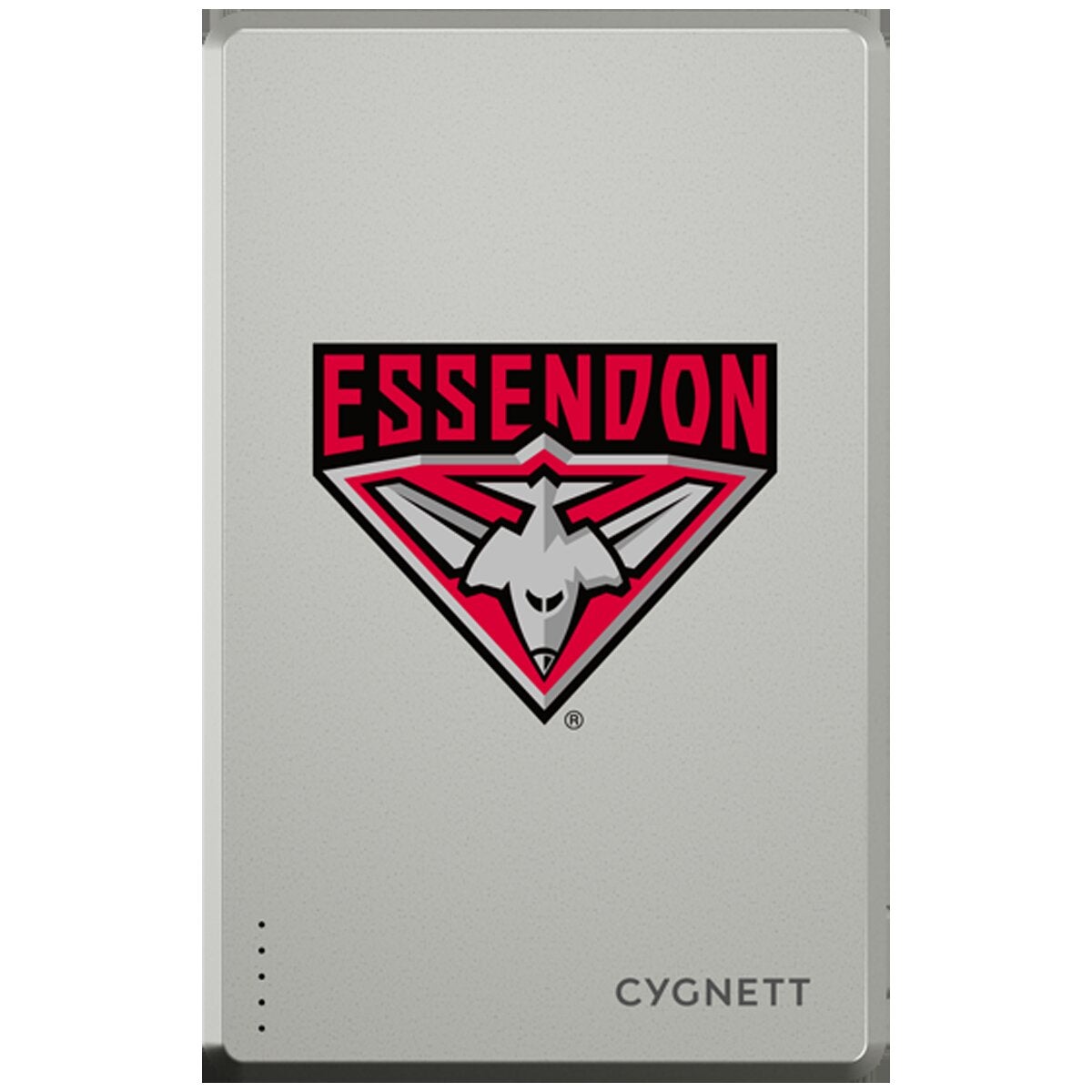 Cygnett Essendon Bombers Wireless Portable Charger 5K Slim CY5363PBCHE