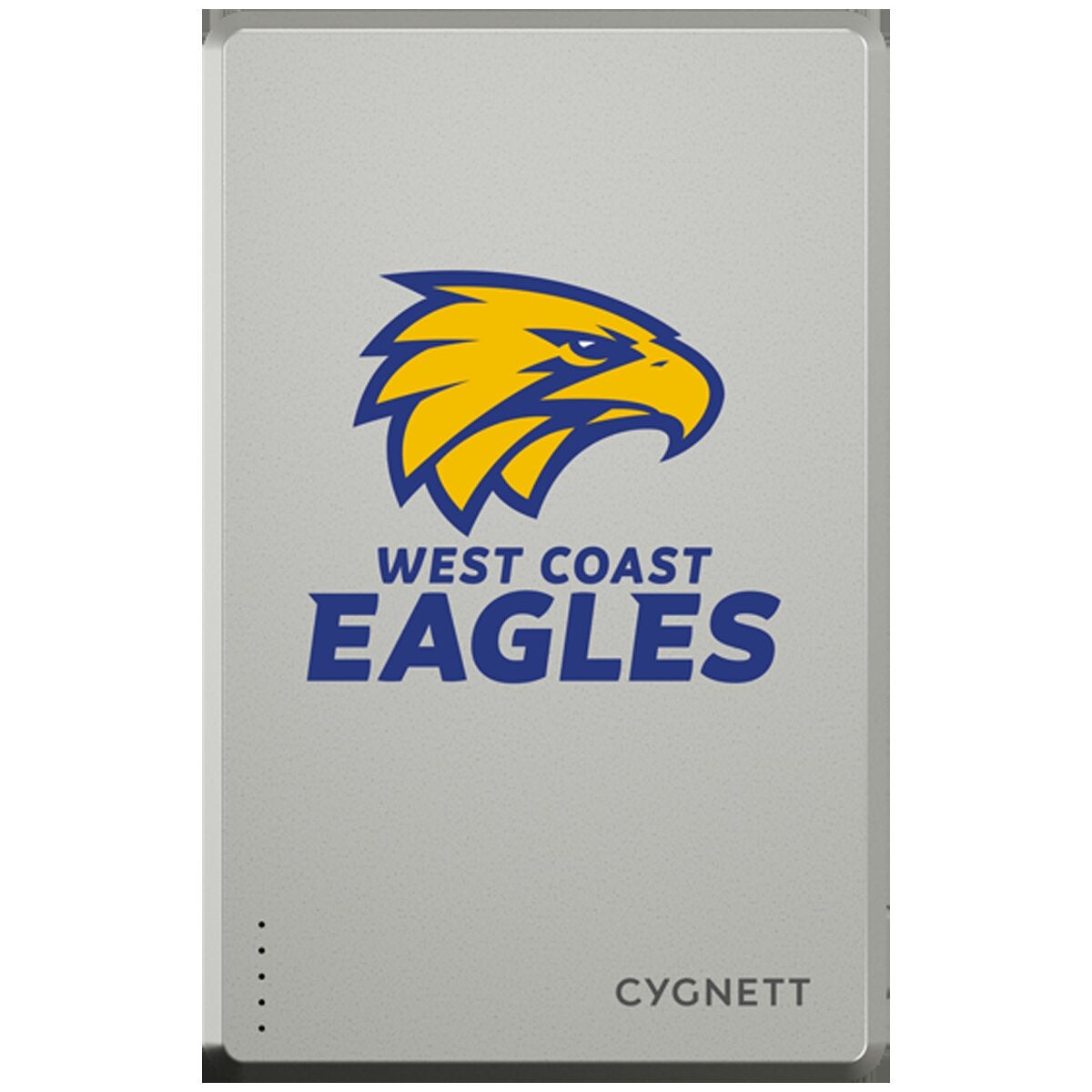 Cygnett West Coast Eagles Wireless Portable Charger 5K Slim CY5375PBCHE