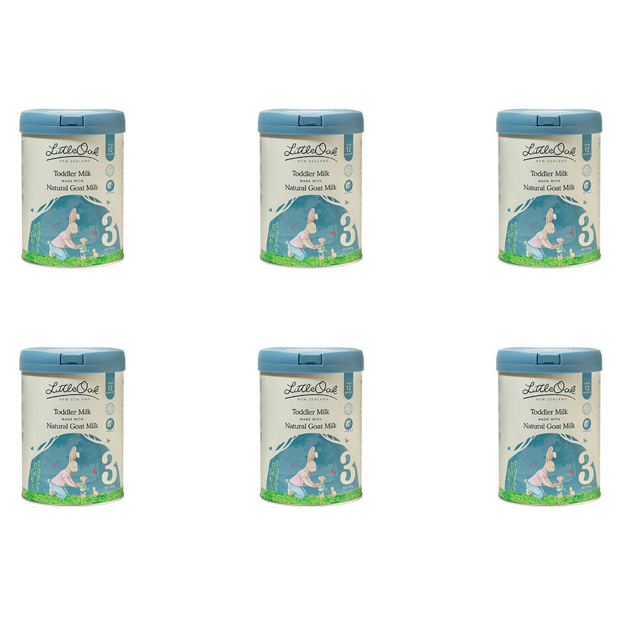 LittleOak Stage 3 Toddler Milk Drink 6 x 800g Natural Goat Milk