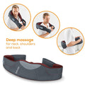 Beurer Deluxe 3D Shiatsu Back and Neck Massager - Eight 3D Massage Heads - Heat Function - MG151