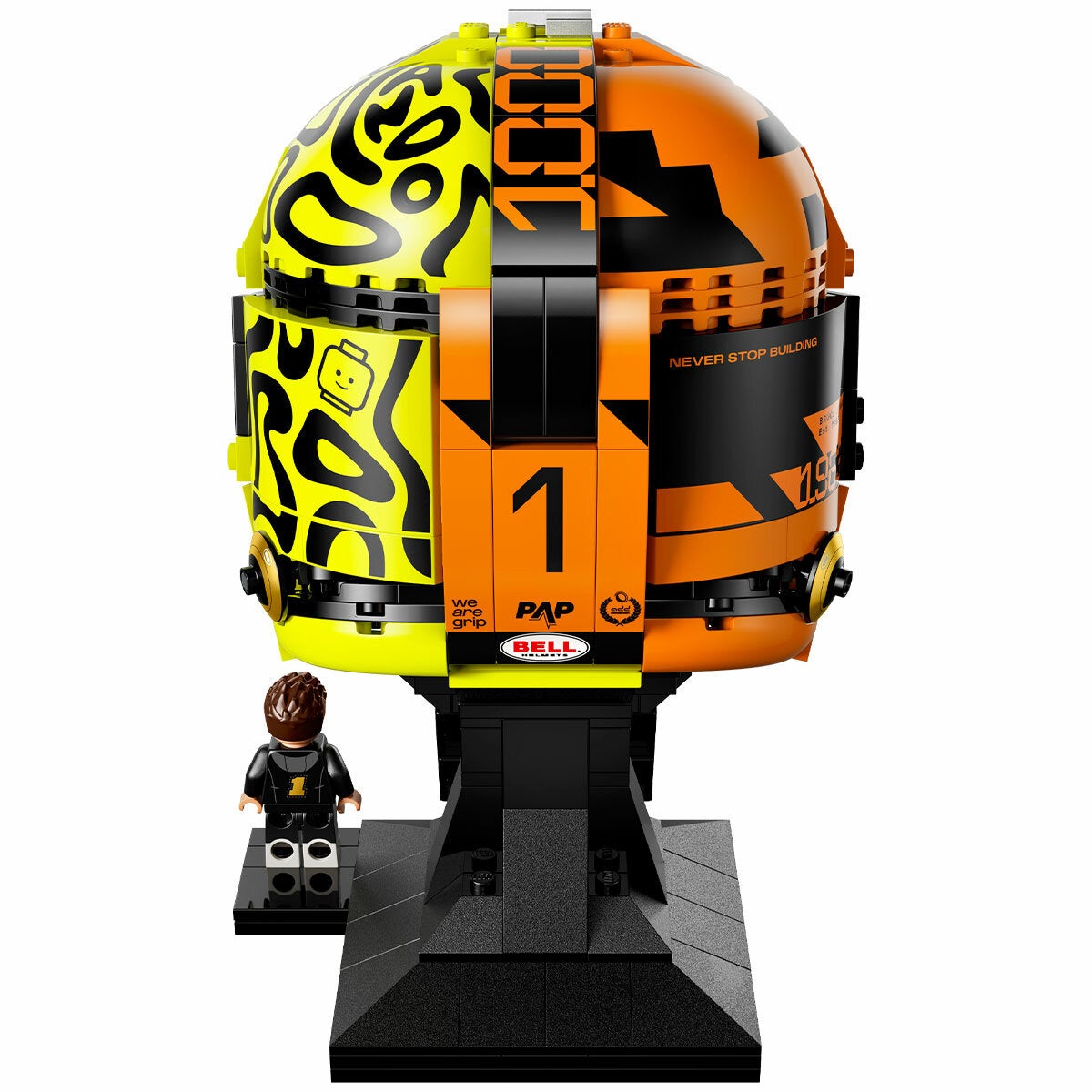 LEGO Lando Norris Racing Helmet Model Kit McLaren F1 Team Ages 14 Plus 43023 — image 3