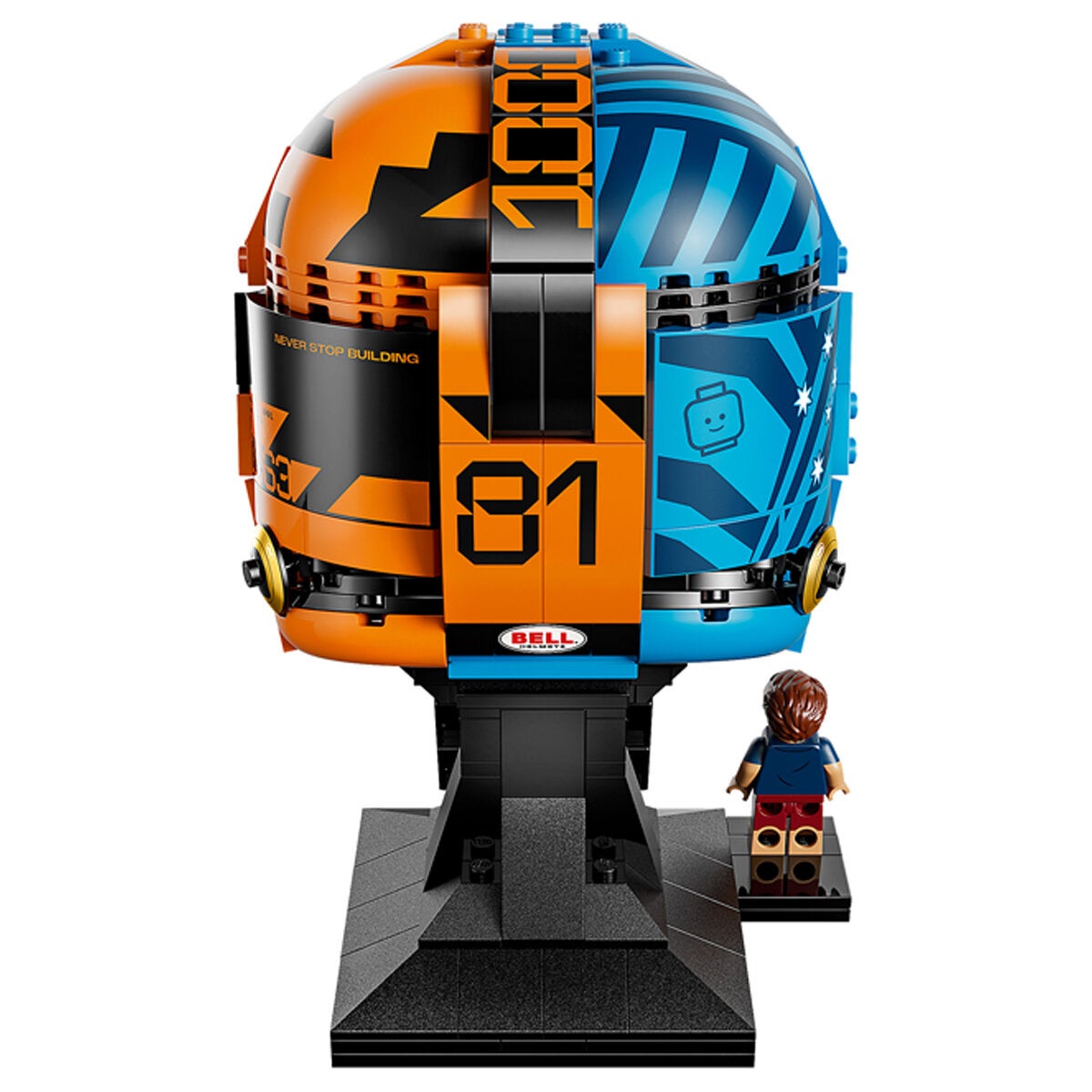 LEGO Oscar Piastri Racing Helmet Model Kit McLaren F1 Team 793 Pieces 43017 — image 4