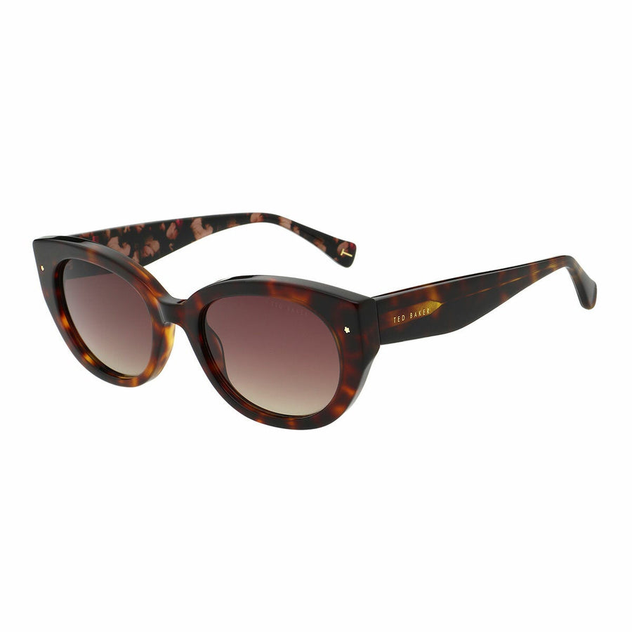 Ted Baker 53mm Cat Eye Sunglasses Sculpted Tortoiseshell Frame Women's TB1737