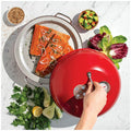 Nordic Ware Stovetop Food Smoker Deluxe Kettle 5 Woodchip Flavours Aluminised Steel — image 3