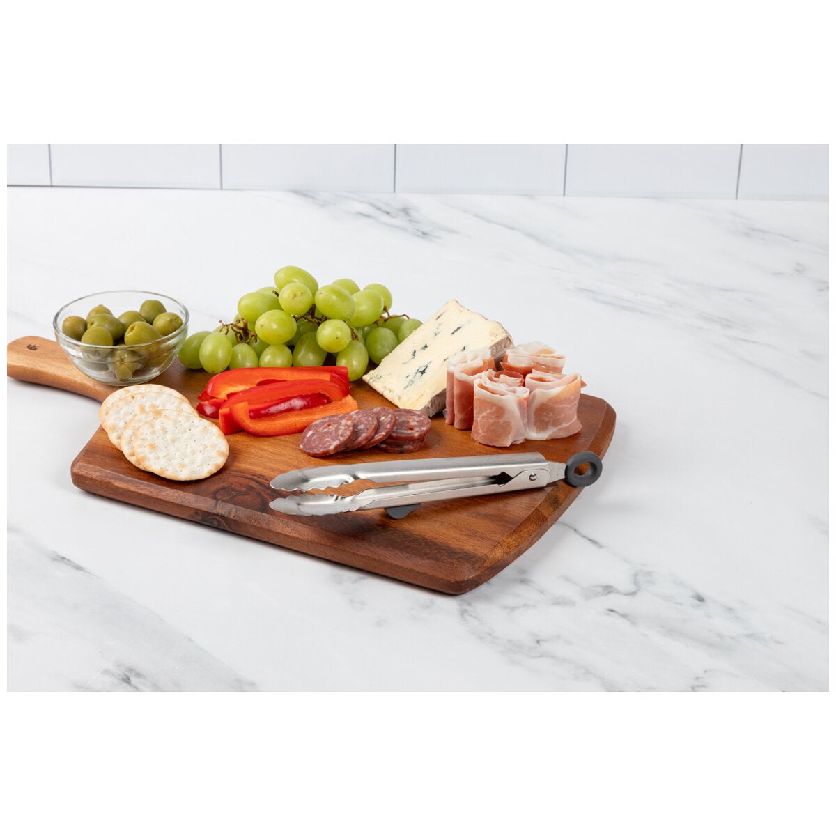 Prepworks 5 Piece Silicone Head Tong Set Stainless Steel Dishwasher Safe — image 6