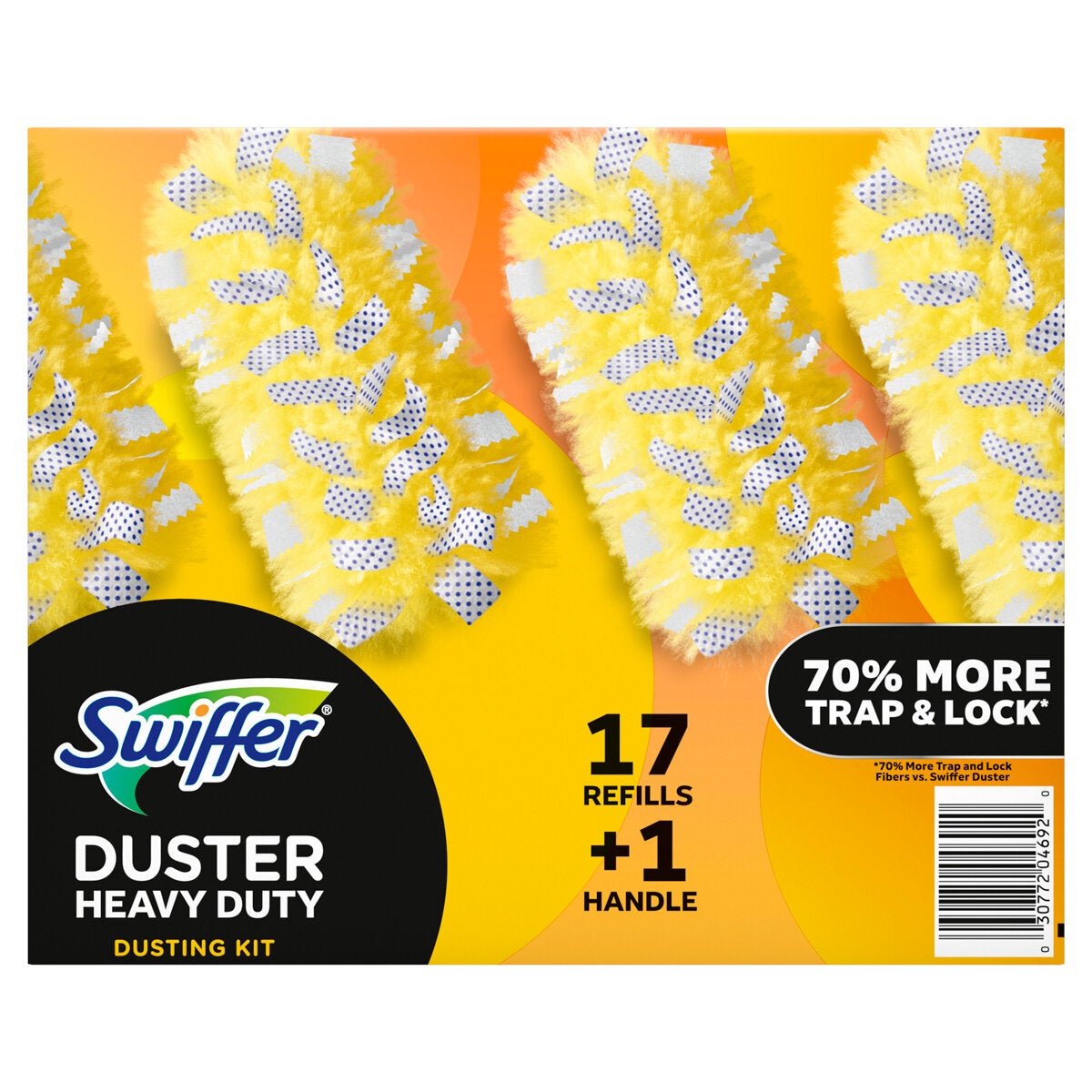 Swiffer Duster Refills 17 Pack With Short Handle Heavy Duty Dusting Kit
