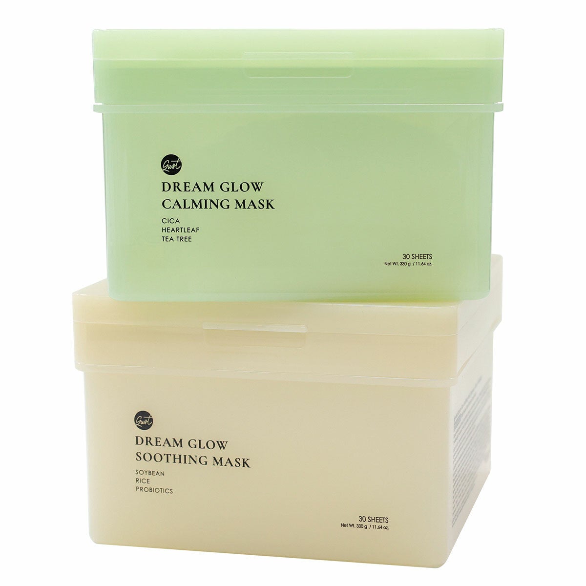 Glowiest Soothing and Calming Daily Face Mask Duo Dream Glow 60 Sheets — image 2