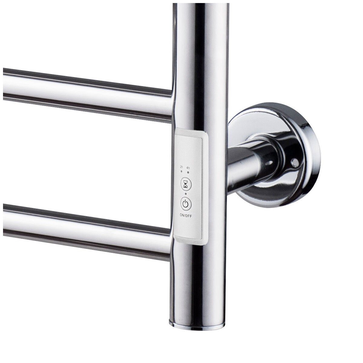 Presenza 80W Wall Mounted Heated Towel Rail Stainless Steel 700 x 530mm — image 3