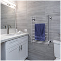 Presenza 80W Wall Mounted Heated Towel Rail Stainless Steel 700 x 530mm — image 5