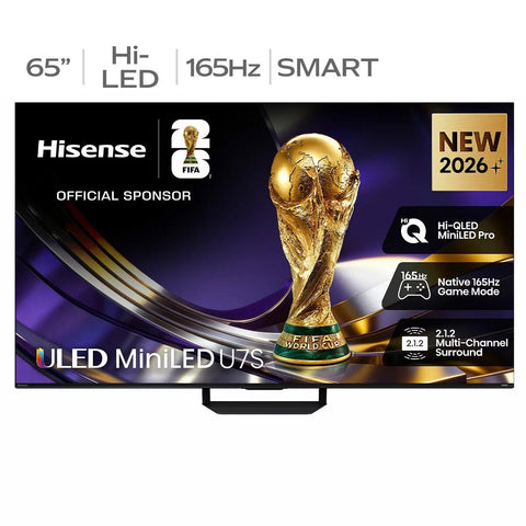 Hisense U7S 4K Smart Television 65 Inch ULED Mini LED 165Hz Game Mode 65U7SAU