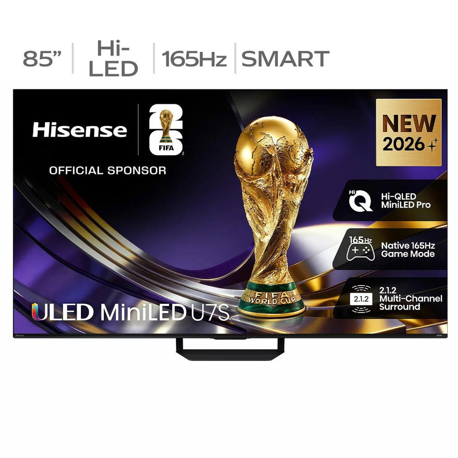 Hisense U7S 4K Smart Television 85 Inch ULED Mini LED 165Hz Game Mode 85U7SAU
