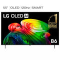 LG B6 4K OLED Smart Television 55 Inch AI Processor 144Hz OLED55B6PSA