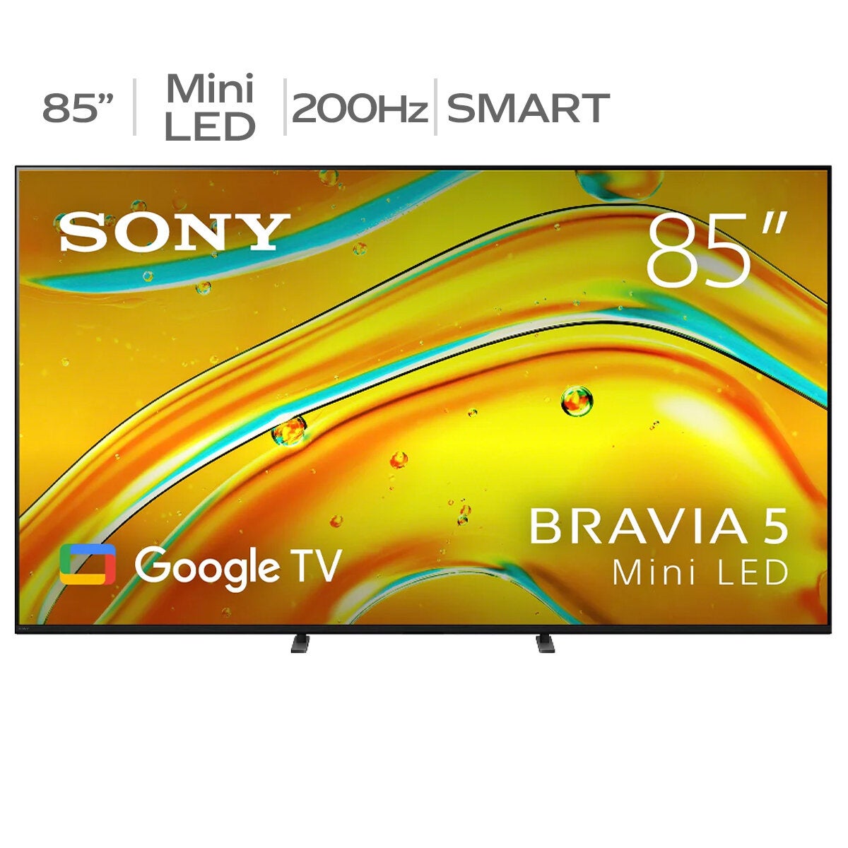 Sony 85 Inch 4K HDR Mini LED Television BRAVIA 5 Smart Interface K85XR50