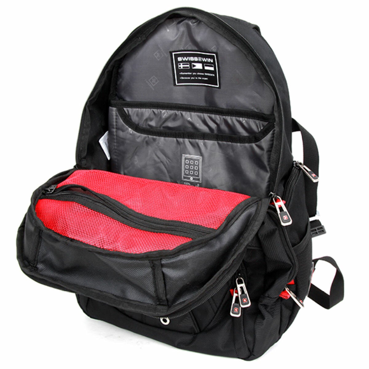 SWISSWIN Water Resistant Travel Backpack 28 Litre Laptop Sleeve SW8110I — image 5