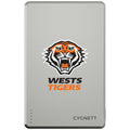 Cygnett Wests Tigers NRL Portable Charger 5K Magnetic Wireless USB-C CY5850PBCHE