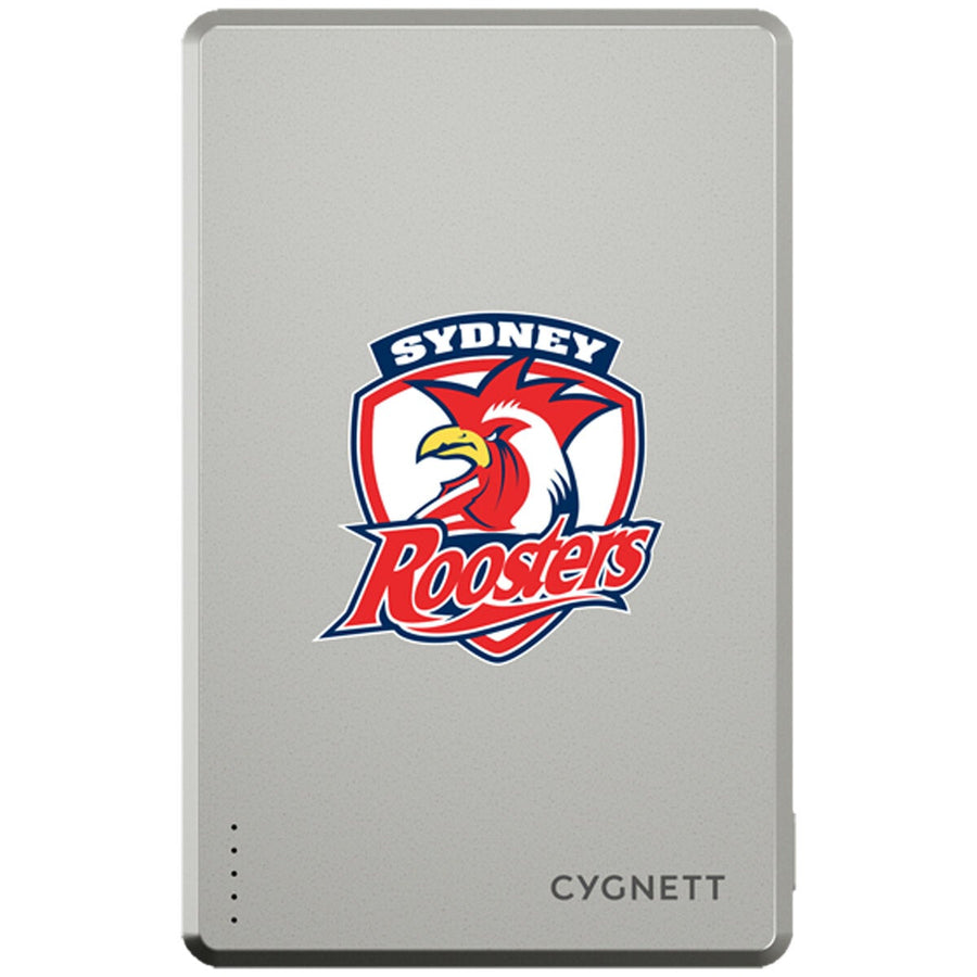 Cygnett Sydney Roosters NRL Portable Charger 5K Magnetic Wireless USB-C CY5848PBCHE