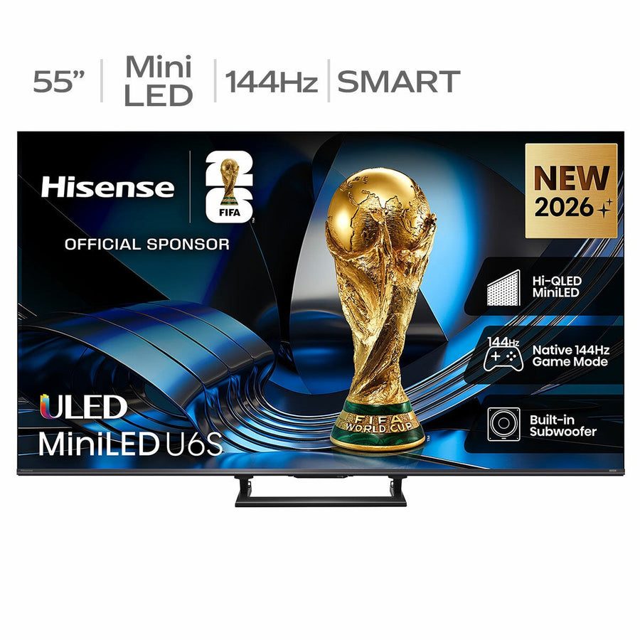 Hisense U6S 4K Smart Television 55 Inch ULED Mini LED 144Hz 55U6SAU