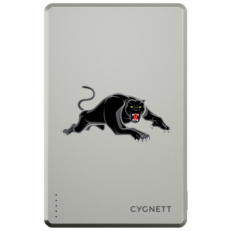 Cygnett Penrith Panthers NRL Portable Charger 5K Magnetic Wireless USB-C CY5842PBCHE