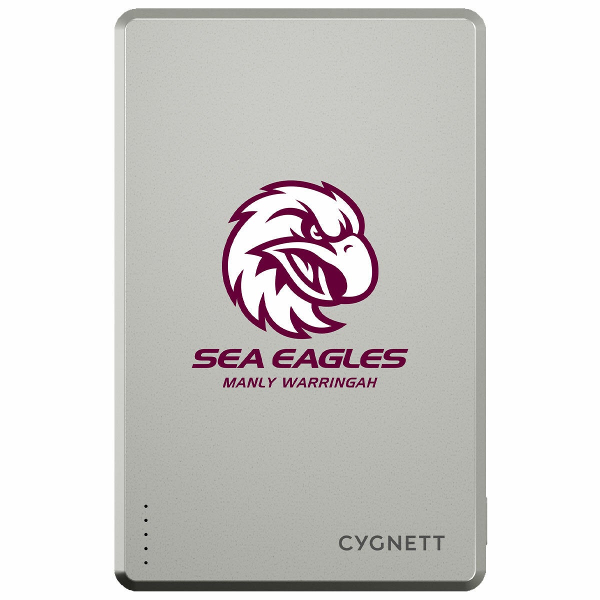 Cygnett Manly Warringah Sea Eagles NRL Portable Charger 5K Magnetic USB-C CY5830PBCHE