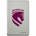 Cygnett Brisbane Broncos NRL Portable Charger 5K Power Bank Magnetic CY5818PBCHE