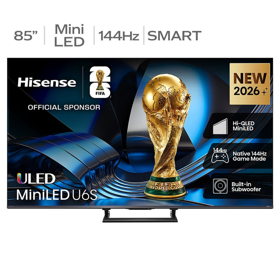 Hisense U6S 4K Smart Television 85 Inch ULED Mini LED 144Hz 85U6SAU