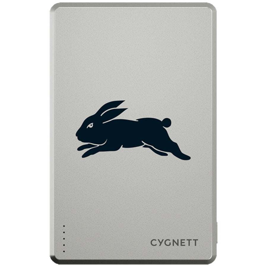 Cygnett South Sydney Rabbitohs NRL Portable Charger 5K Magnetic USB-C CY5844PBCHE