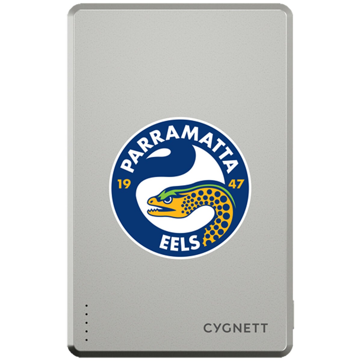 Cygnett Parramatta Eels NRL Portable Charger 5K Magnetic Wireless USB-C CY5840PBCHE