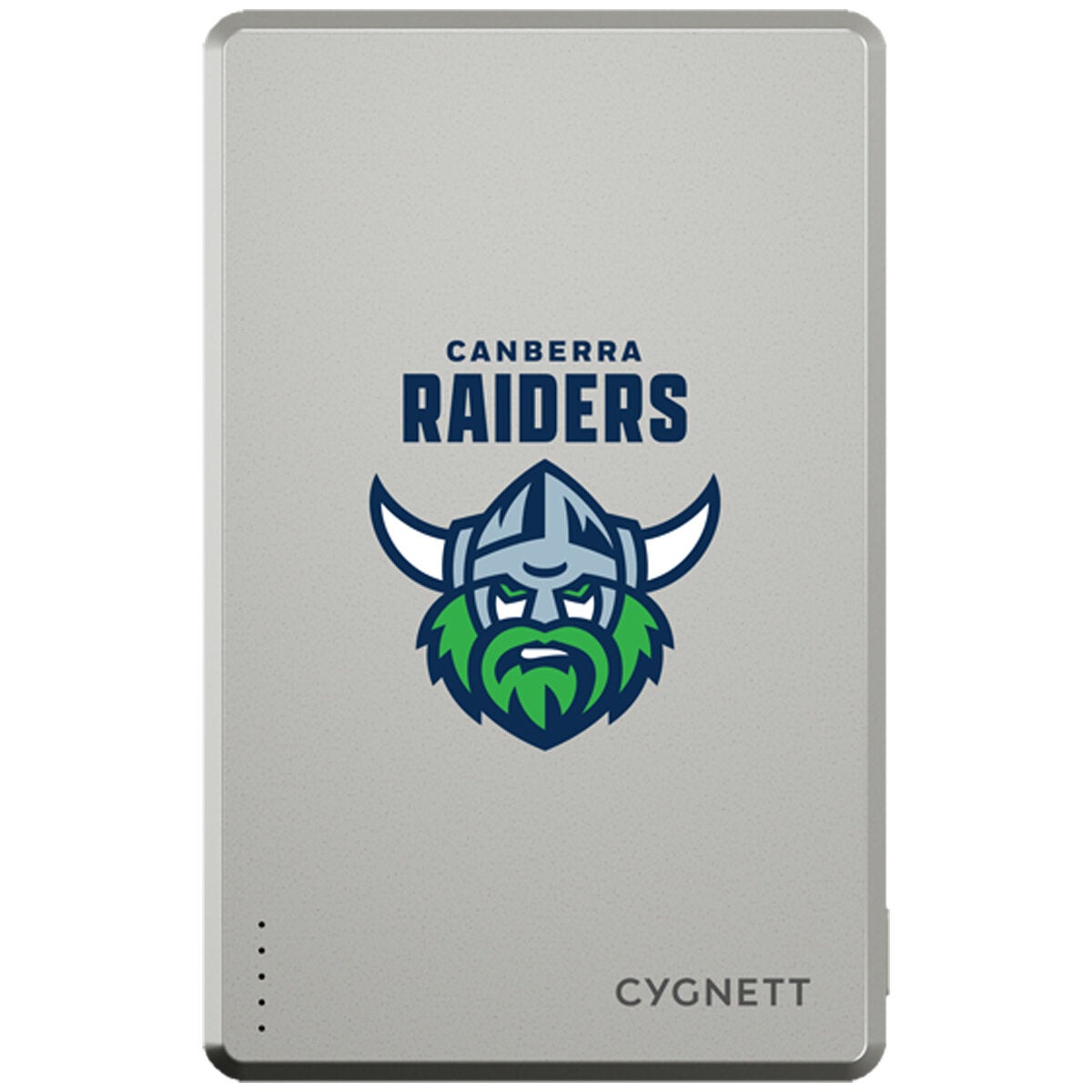 Cygnett Canberra Raiders NRL Portable Charger 5K Power Bank Magnetic CY5820PBCHE