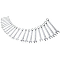 Stanley 22 Piece Metric/AF ROE Spanner Set Chrome Vanadium Steel Full Polish