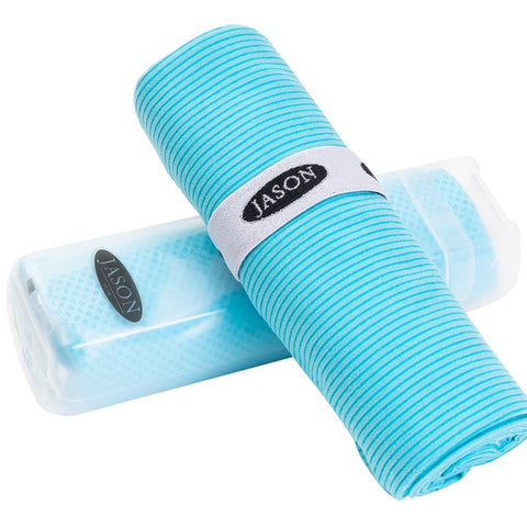 Jason Gym Towel 2 Pack Aqua - SuperSaverAU - view 2
