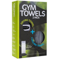 Jason Gym Towel 2 Pack Charcoal - SuperSaverAU - view 4