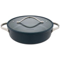Pyrolux 28cm Chef Pan 4.1L - Denim Ceramic Finish, Cool-Touch Handles, Oven Safe to 220°C - 11529